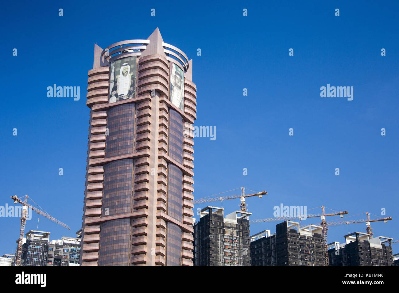 Nuovi edifici in Sharjah, Foto Stock