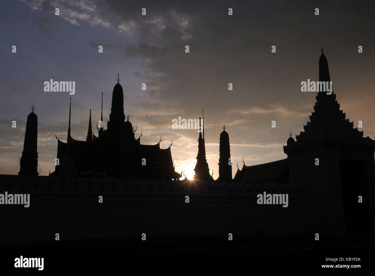 Asia, Sud-est asiatico, Thailandia, Bangkok, parco, Wat Phra keo, Foto Stock