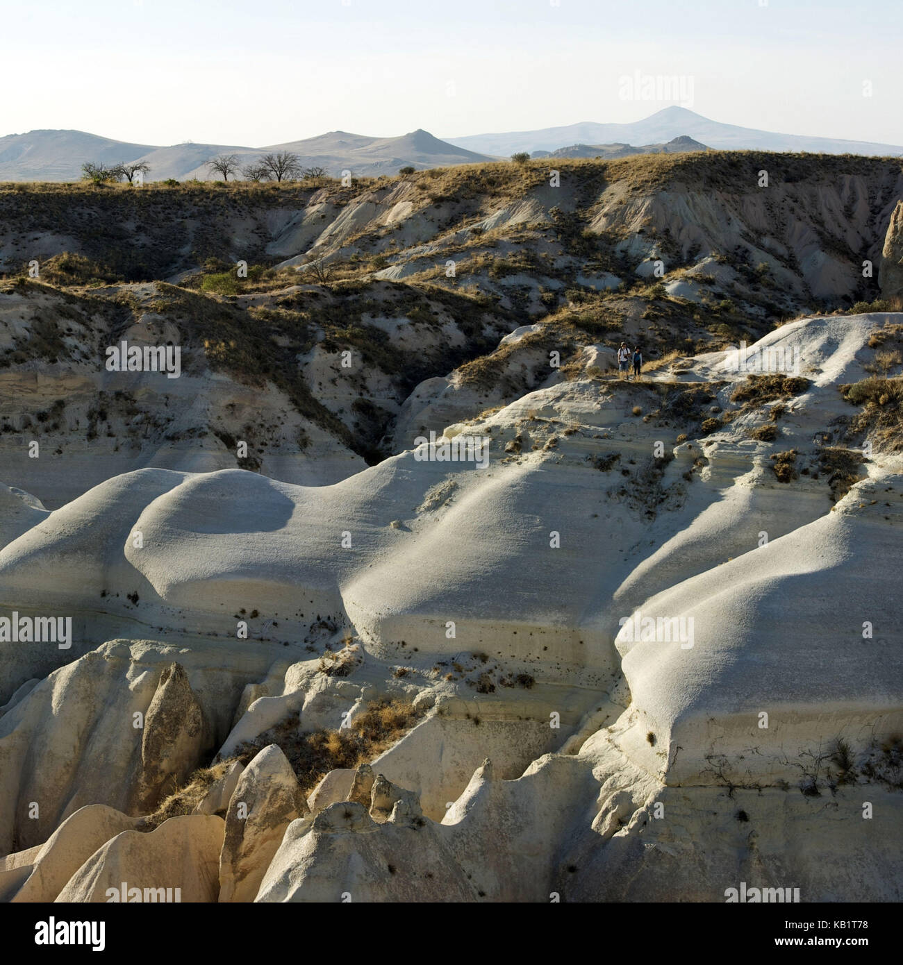 Turchia, Anatolia Centrale, Cappadocia, Göreme, Güllü Dere, formazioni rocciose di tufo, Foto Stock