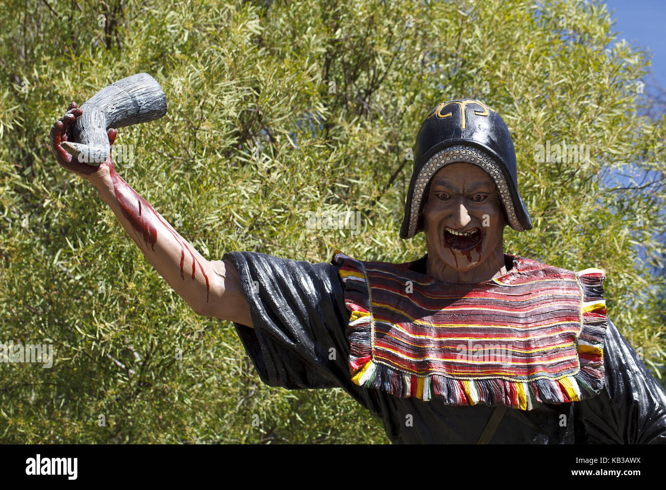 Bolivia, Tarabuco, monumento, Foto Stock