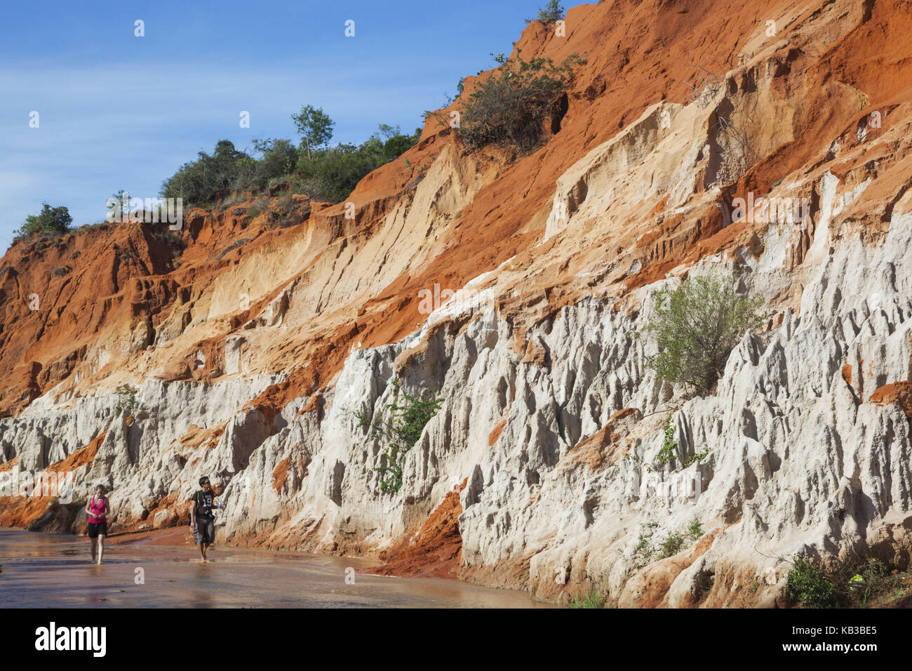 Vietnam, Mui NE, canyon di Red Sand e fonte Suoi Tien, Foto Stock