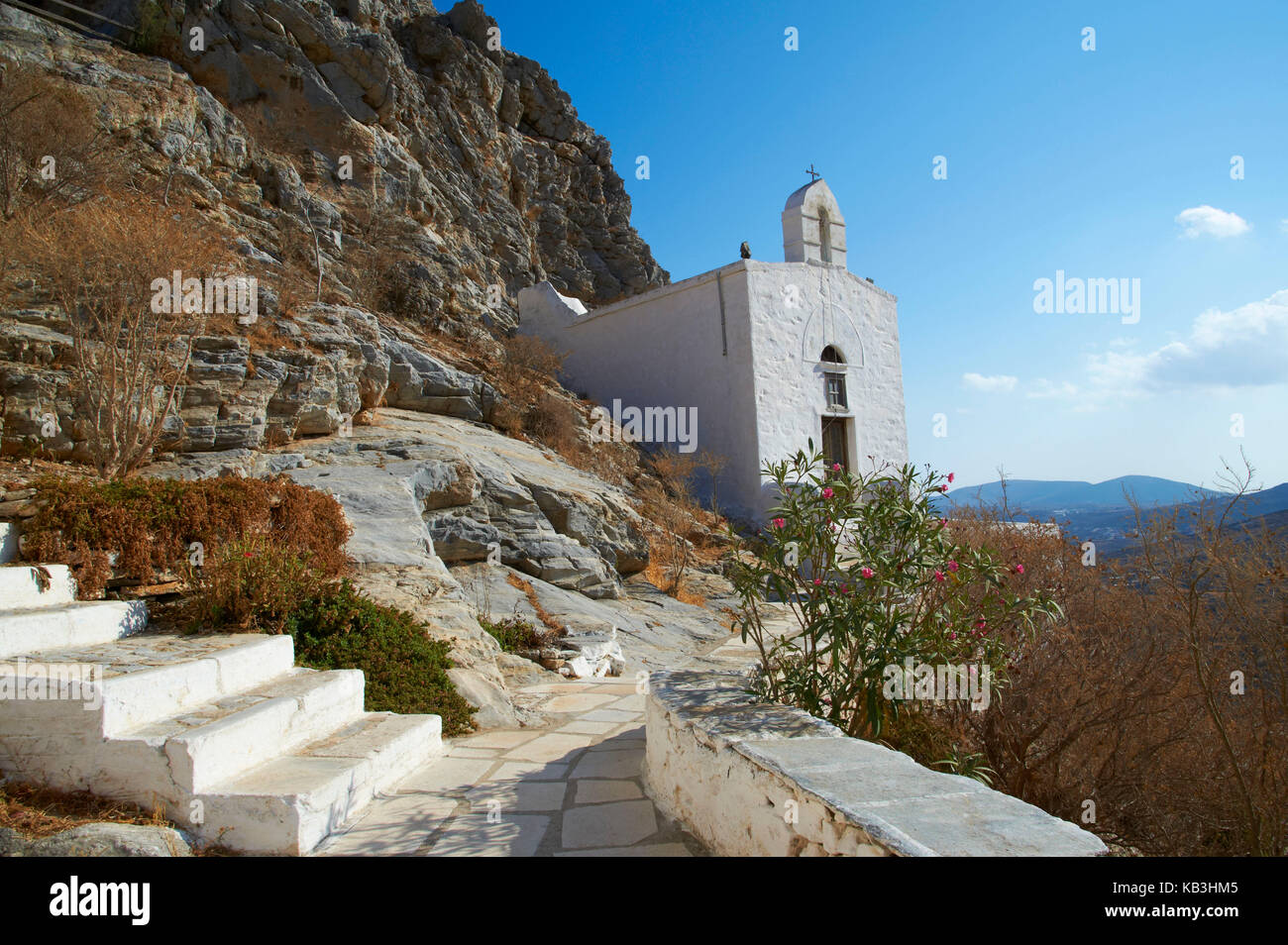 cappella sull'isola di Syros, Grecia, Europa, Foto Stock