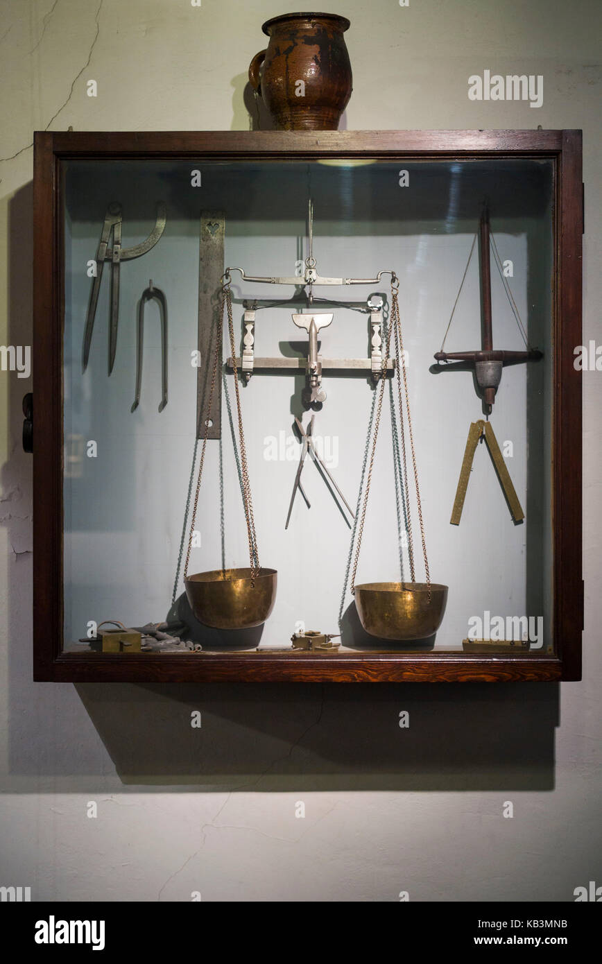 Belgio, Anversa, museo plantin-moretus, museo al mondo il primo industriale di lavori di stampa, scale Foto Stock