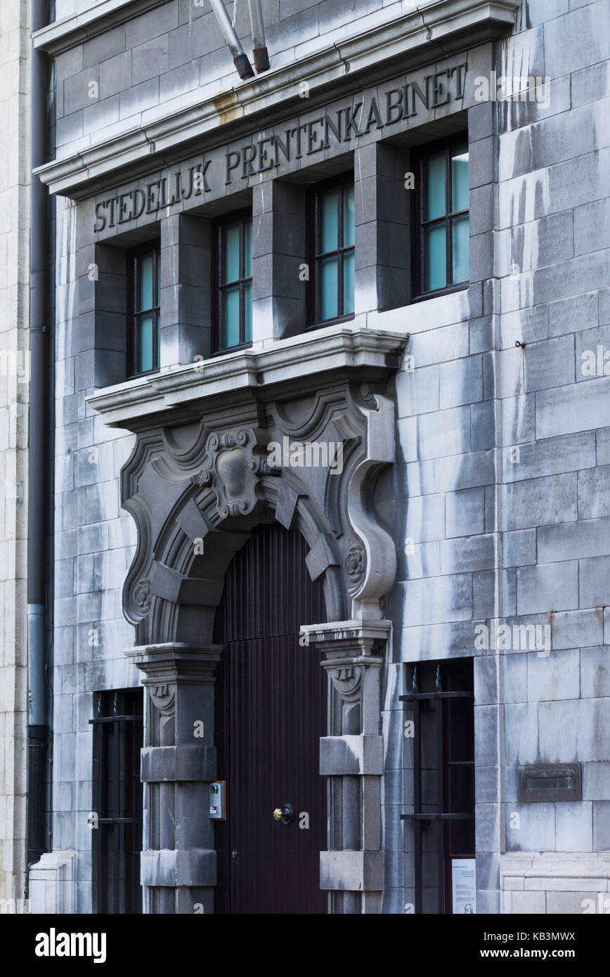 Belgio, Anversa, museo plantin-moretus, museo al mondo il primo industriale di lavori di stampa, esterna Foto Stock