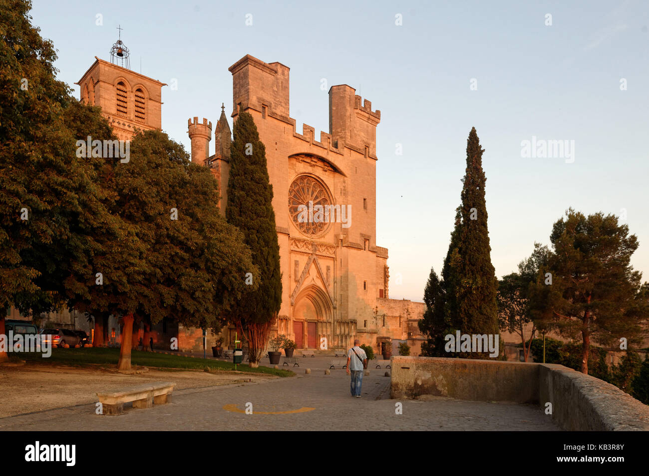 Francia, Herault, beziers, Saint Nazaire cathedral Foto Stock