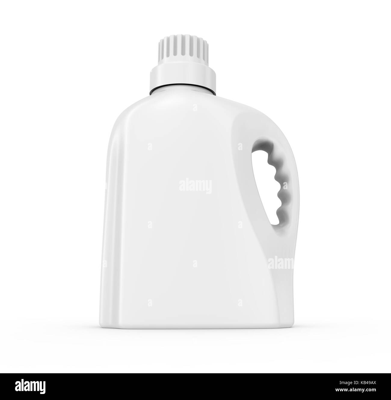Servizio lavanderia servizio contenitore di detersivo mockup, isolato vuoto bottiglia di plastica in 3D rendering Foto Stock