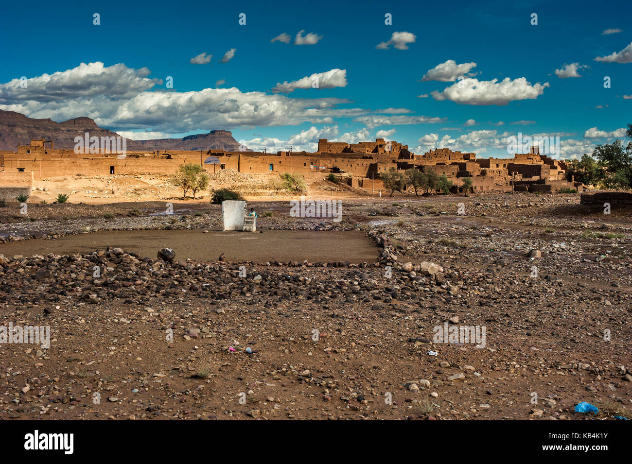 Berber kasbah in dades gorge, Marocco Foto Stock