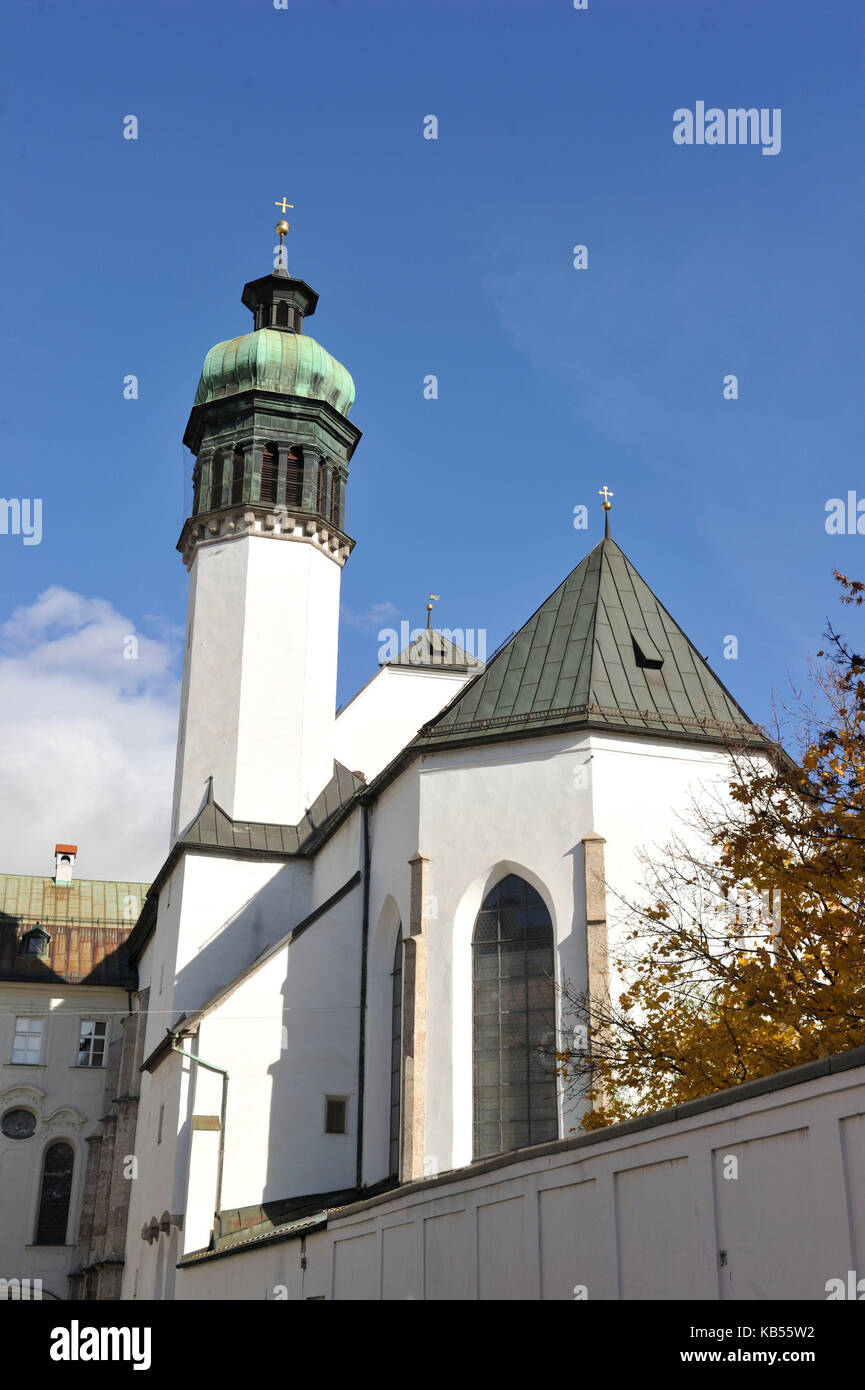Austria, Tirolo, Innsbruck, hofkirche Foto Stock