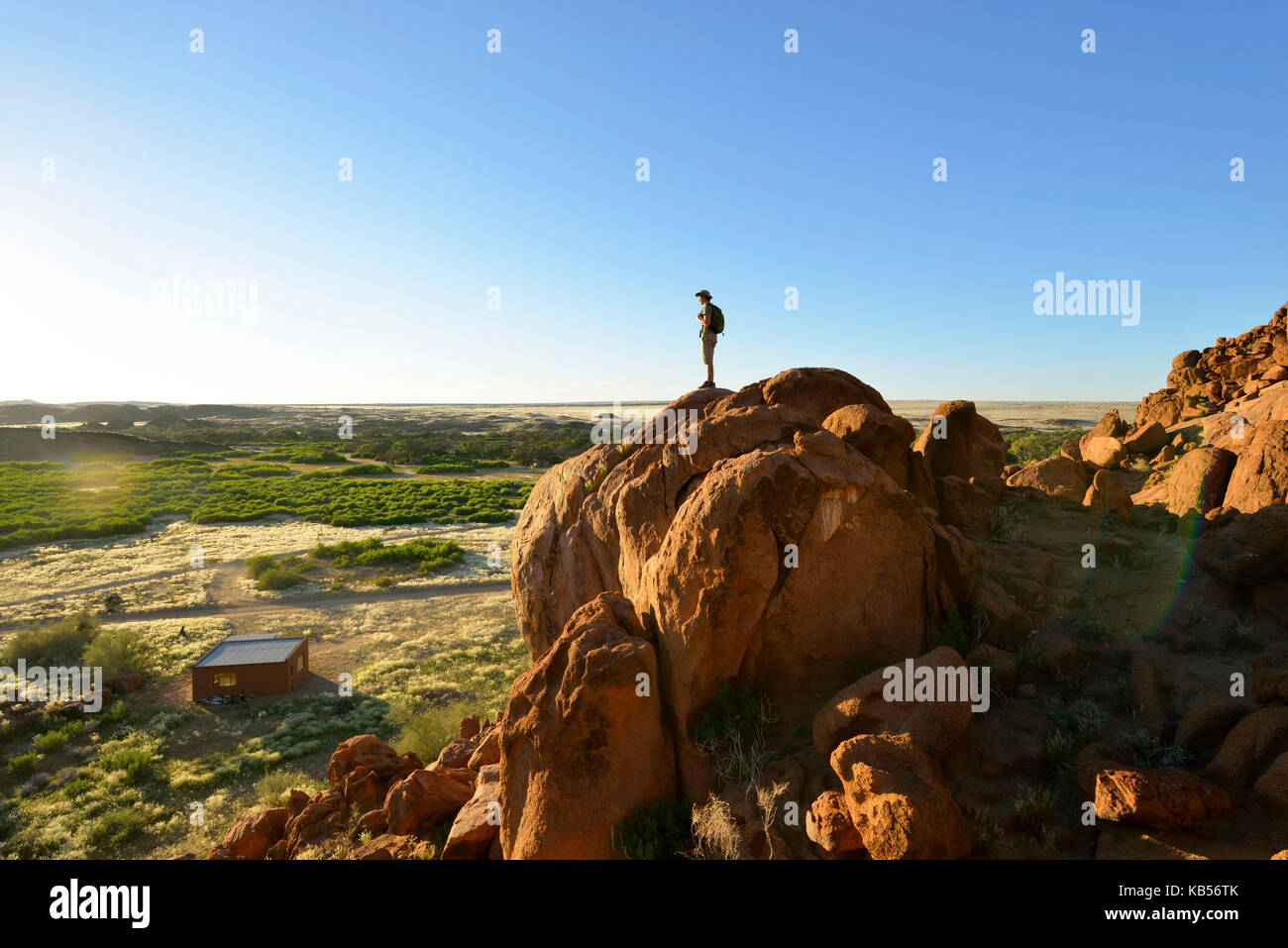 La Namibia, erongo, damaraland, brandberg e ugab River Valley Foto Stock