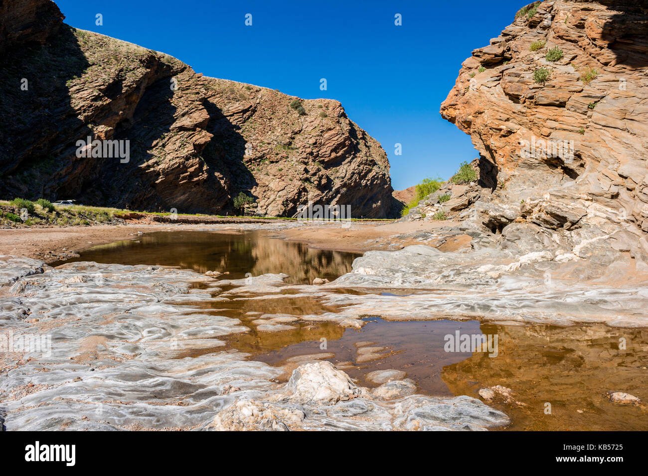 La Namibia, hardap, Namib Desert, kuiseb canyon Foto Stock