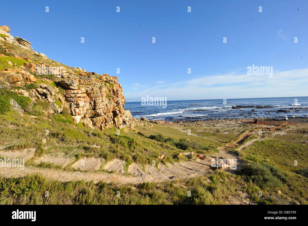 Sud Africa, Western Cape, Cape Peninsula, Capo di Buona Speranza riserva naturale, Capo di Buona Speranza Foto Stock