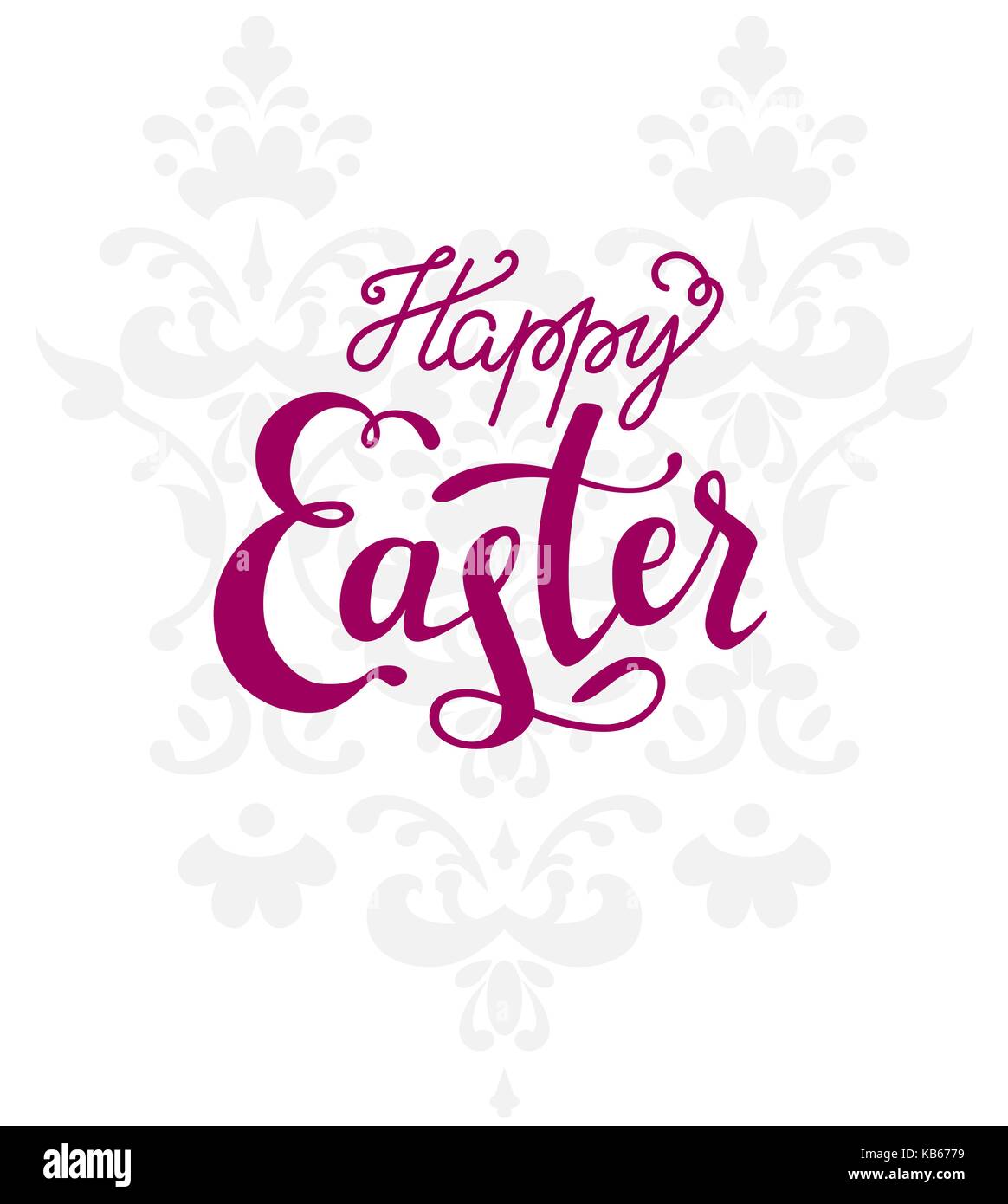 Pasqua caratteri di script Illustrazione Vettoriale