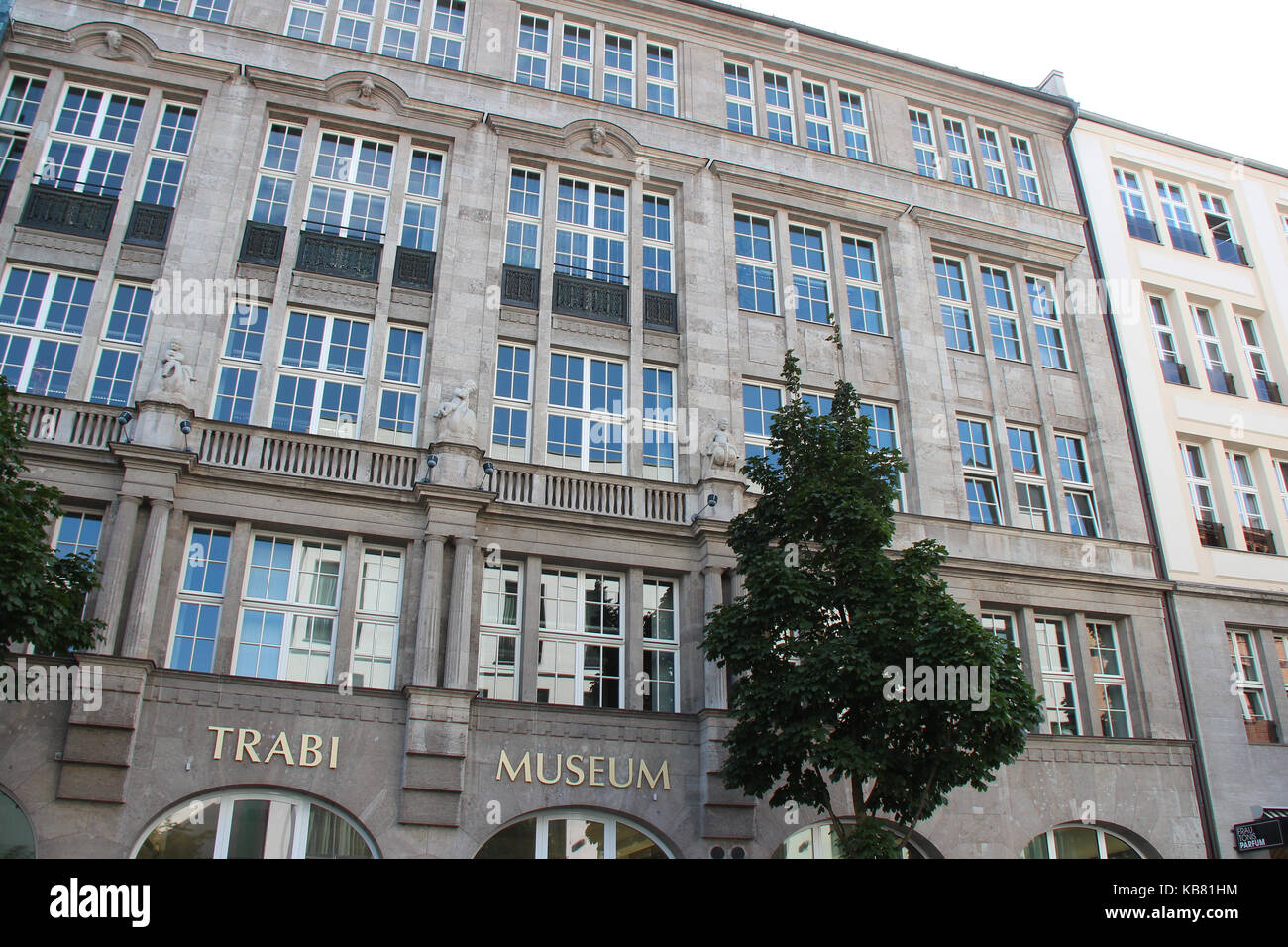 Edificio su zimmer street a Berlino (Germania). Foto Stock