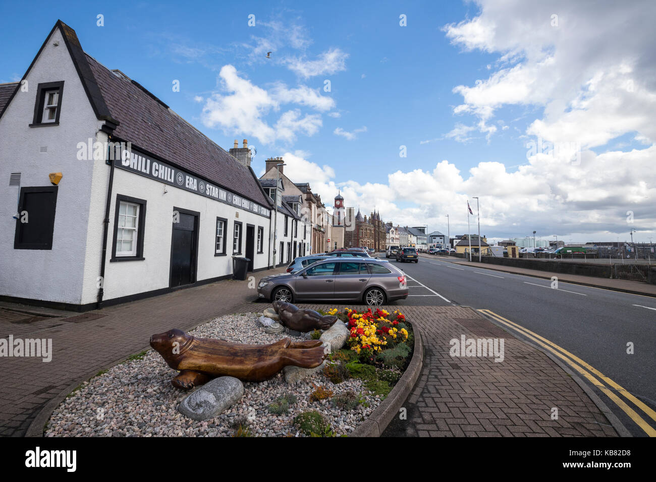 Stornoway, Ebridi esterne, Scozia, Regno Unito Foto Stock