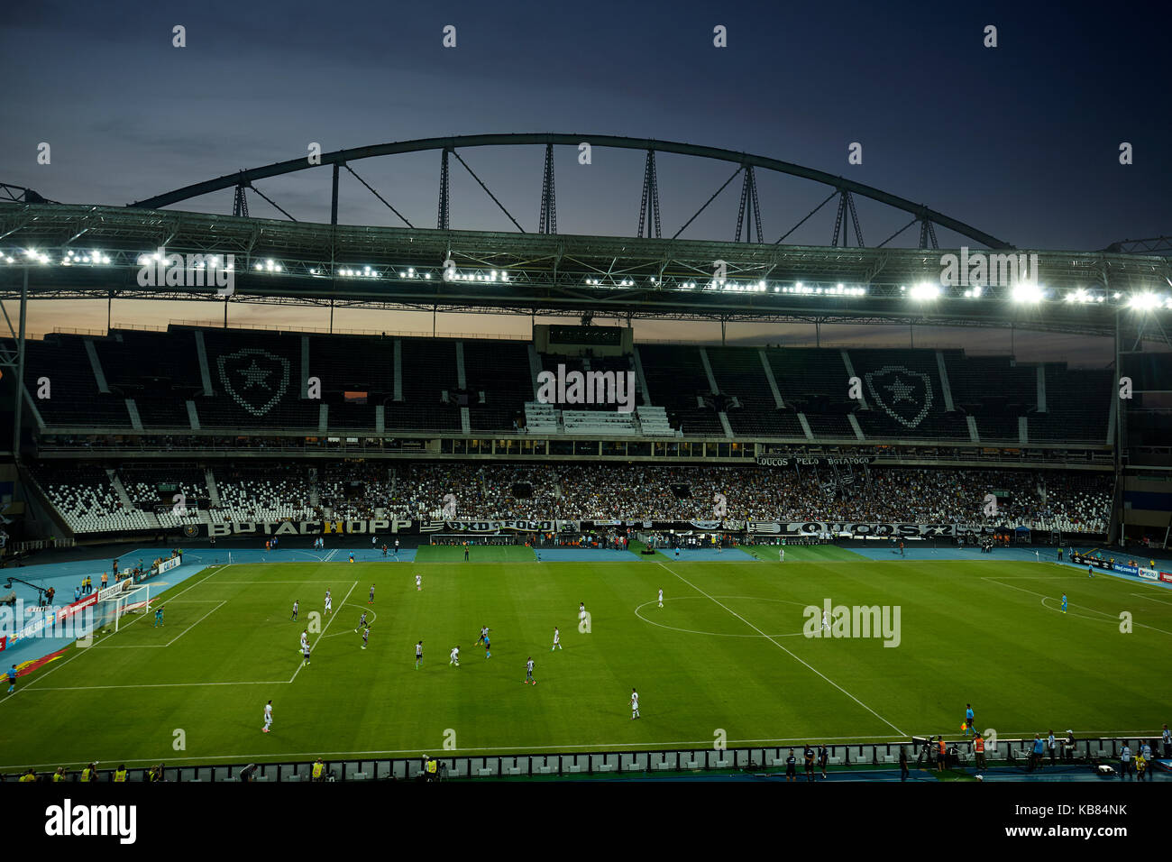 Finale di calcio del Rio Club tra Botafogo e Vasco da Gama a Estádio Olímpico Nilton Santos, Rio de Janeiro, Brasile, Sud America Foto Stock