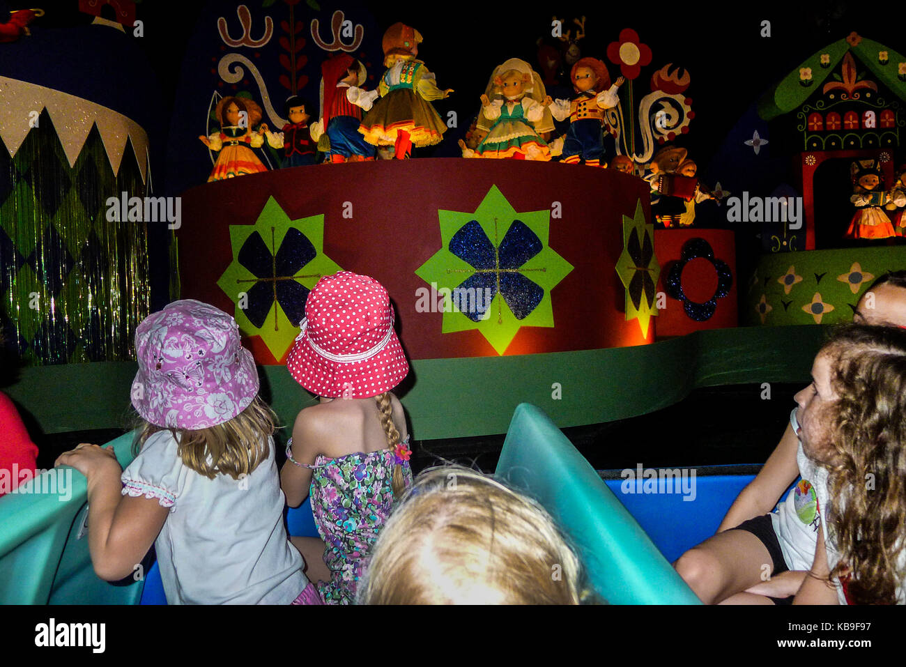 Piccolo mondo attrazione per il Parco a Tema del Regno Magico di Disney World, STATI UNITI D'AMERICA Foto Stock