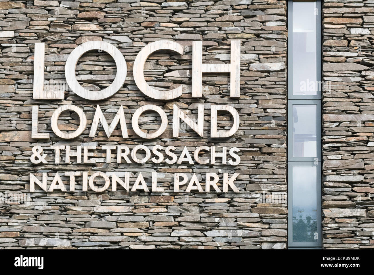Loch Lomond e il Trossachs parco nazionale di uffici, balloch, Scotland, Regno Unito Foto Stock