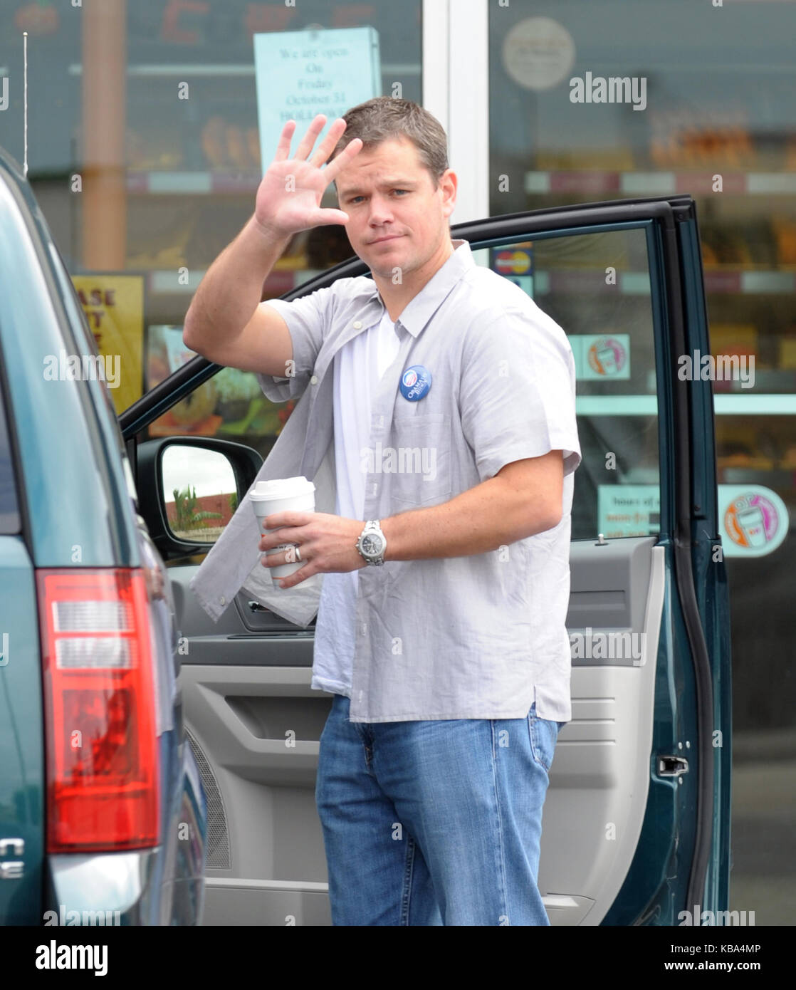 Miami BEACH, FL - 22 DICEMBRE: (COPERTURA esclusiva) Matt Damon ha fatto un altro colpo a Barack Obama e lo ha respinto come 'un presidente di termine.' Nel suo attacco più feroce fino ad oggi, la star di Hollywood ha dato sfogo alla sua rabbia per il mancato cambiamento del presidente in America. Ha detto: 'Ho parlato con molte persone che hanno lavorato per Obama a livello di base. Uno di loro mi disse: "Mai più. Non mi lascerò mai ingannare da un politico?". "Sapete, un presidente di un mandato con qualche pallina che in realtà ha fatto cose sarebbe stato, nel lungo periodo del paese, molto meglio" Foto Stock