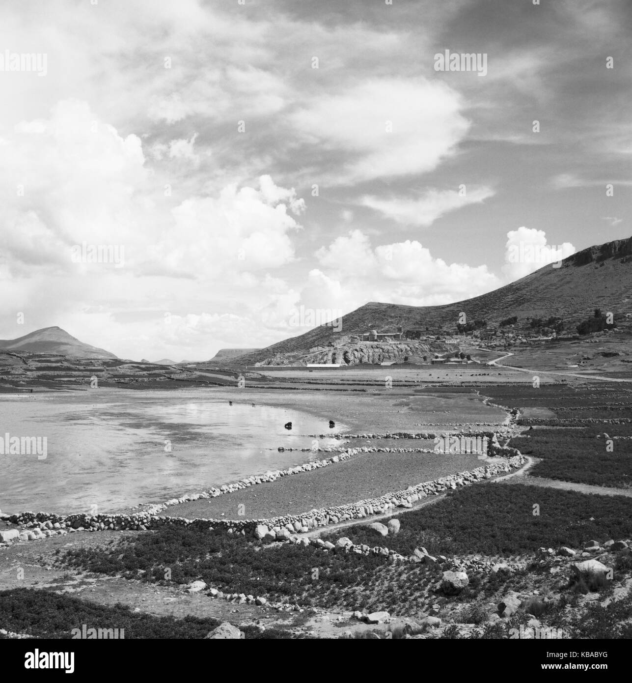 Rundreise in die Provinz pomata, Perù 1960er Jahre. Breve viaggio attraverso la regione di pomata, Perù 1960s. Foto Stock