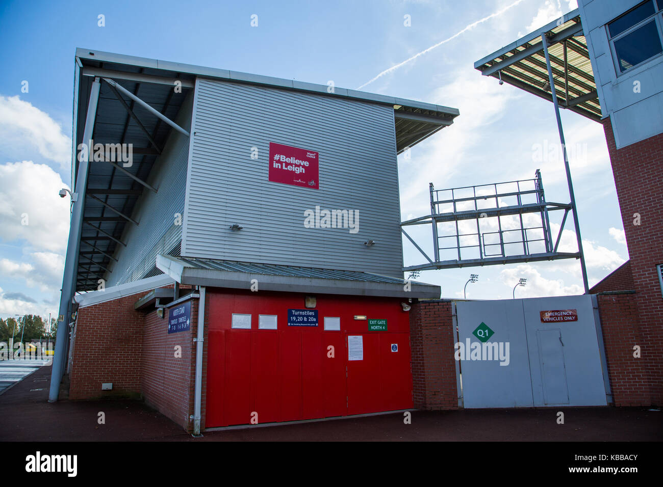Leigh centurioni della lega di rugby stadium a leigh sports village, leigh, Lancashire, Inghilterra, Regno Unito Foto Stock