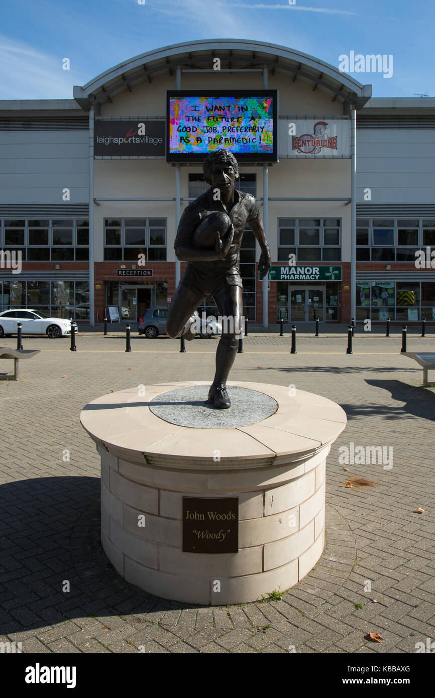 Leigh centurioni della lega di rugby stadium a leigh sports village, leigh, Lancashire, Inghilterra, Regno Unito Foto Stock
