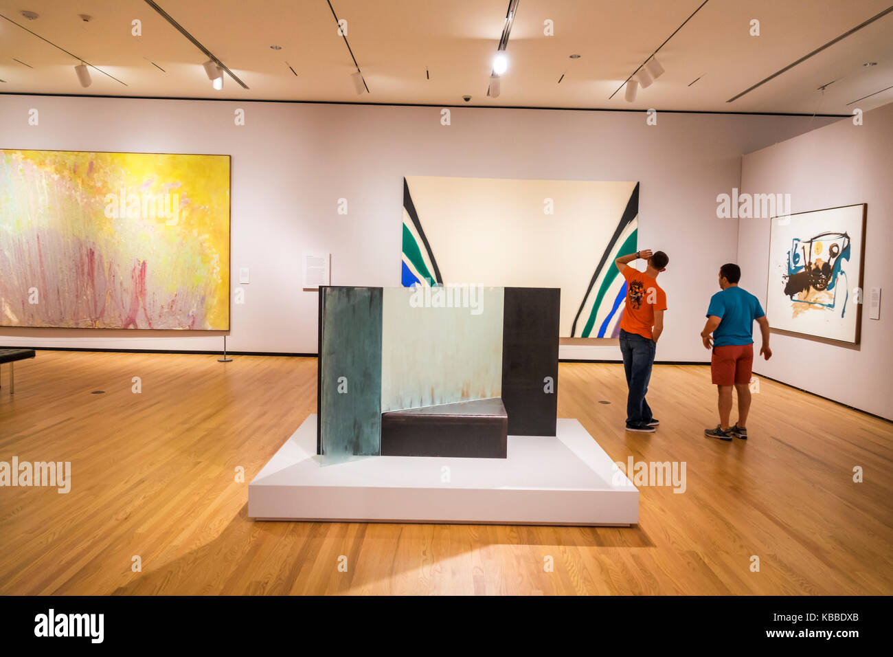 Norfolk Virginia,Chrysler Museum of Art,moderno,contemporaneo,Morris Louis,pittura,gamma Lambda,scultura,Christopher Wilmarth,gallerie,interi Foto Stock