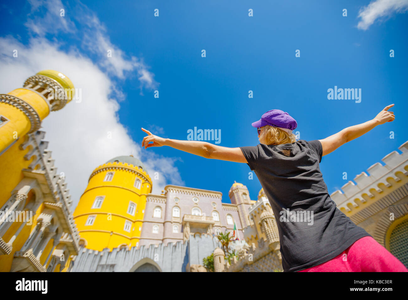 Travel Tourist in Sintra Foto Stock