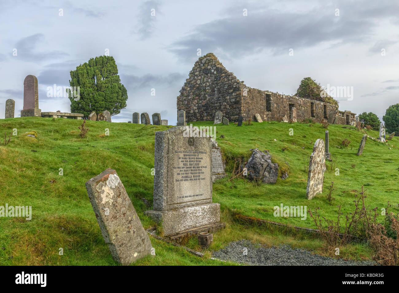 Cill Chriosd, Isola di Skye, Scozia, Regno Unito Foto Stock