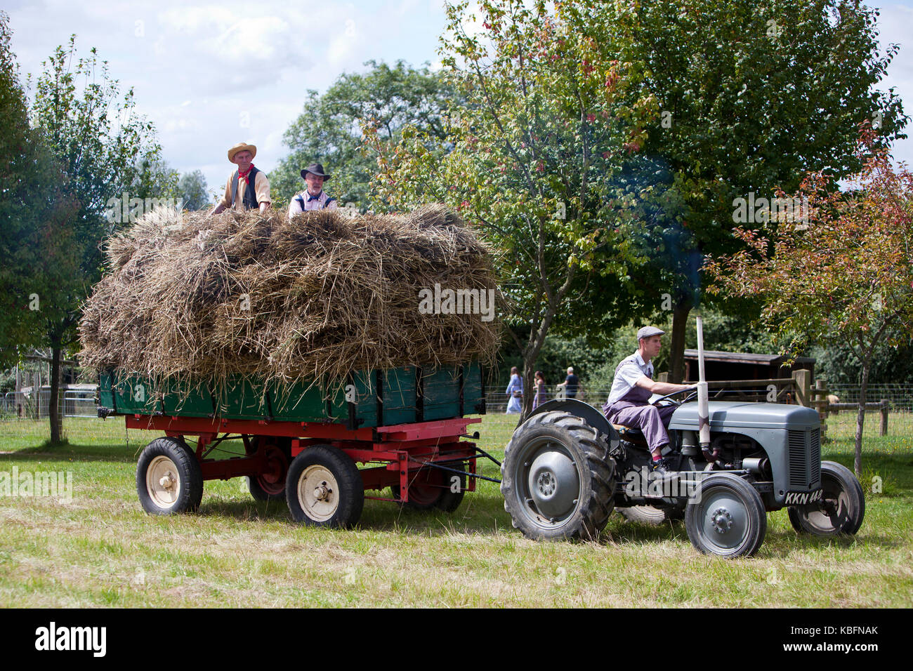 Come hanno fatto negli anni '1940, vivere la storia al Museam of East Anglian Life a Stowmarket, Regno Unito. Foto Stock