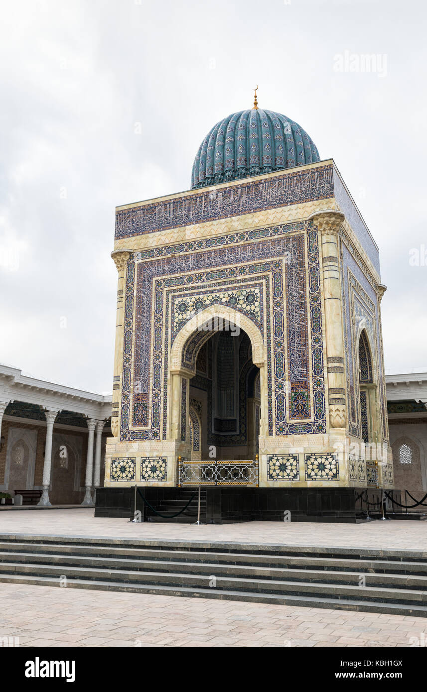 L'imam al-al-Bukhari complesso memoriale in Uzbekistan. mausoleo Foto Stock