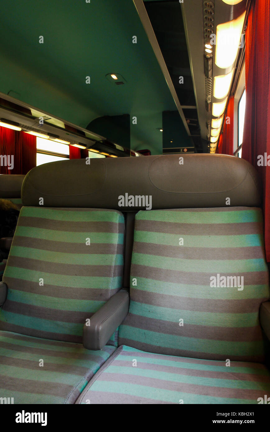 Il viaggio in treno in Francia Foto Stock