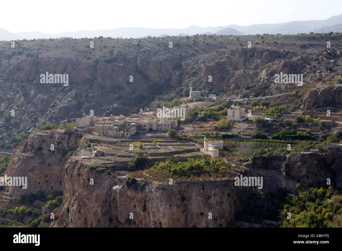 Questa foto è stata scattata durante un viaggio a al-Jabal al-akhdar, in dakhliya del sultanato di Oman Foto Stock