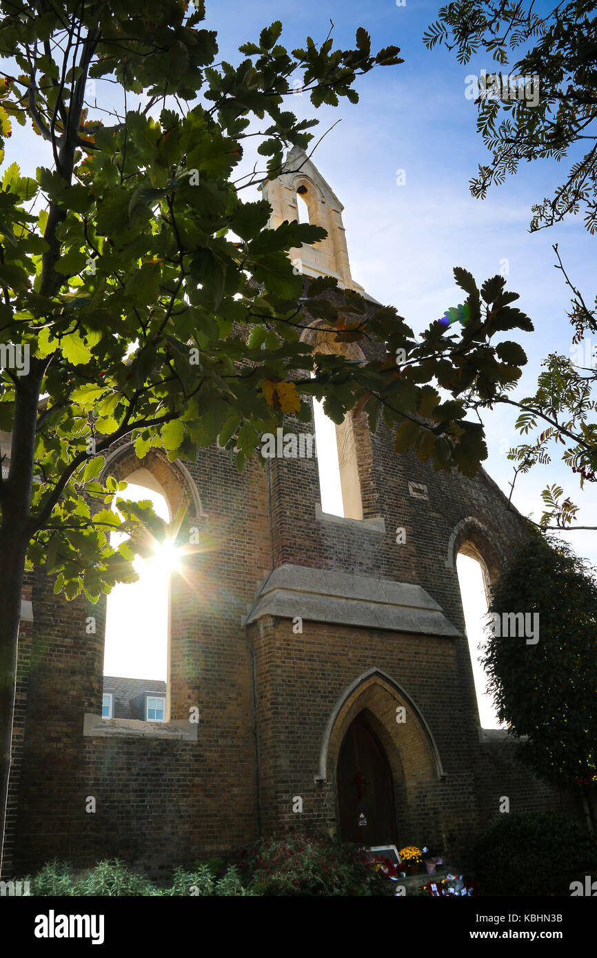 Royal Marines memorial garden - walmer #1 Foto Stock