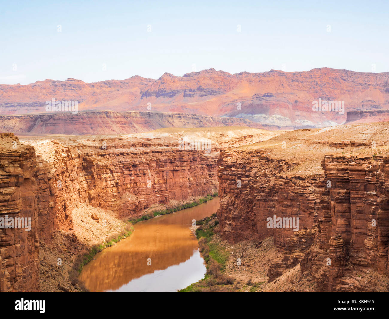 Marble Canyon hwy 89 tra Bitter Springs e pagina, vista panoramica - Arizona, AZ, Stati Uniti d'America Foto Stock