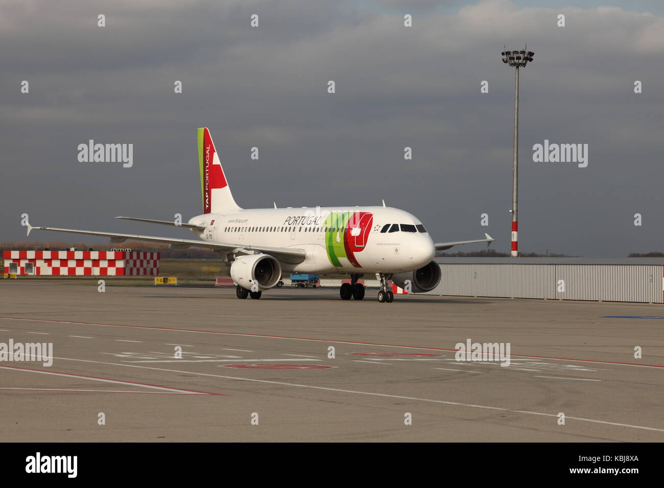 Aereo in rullaggio Foto Stock