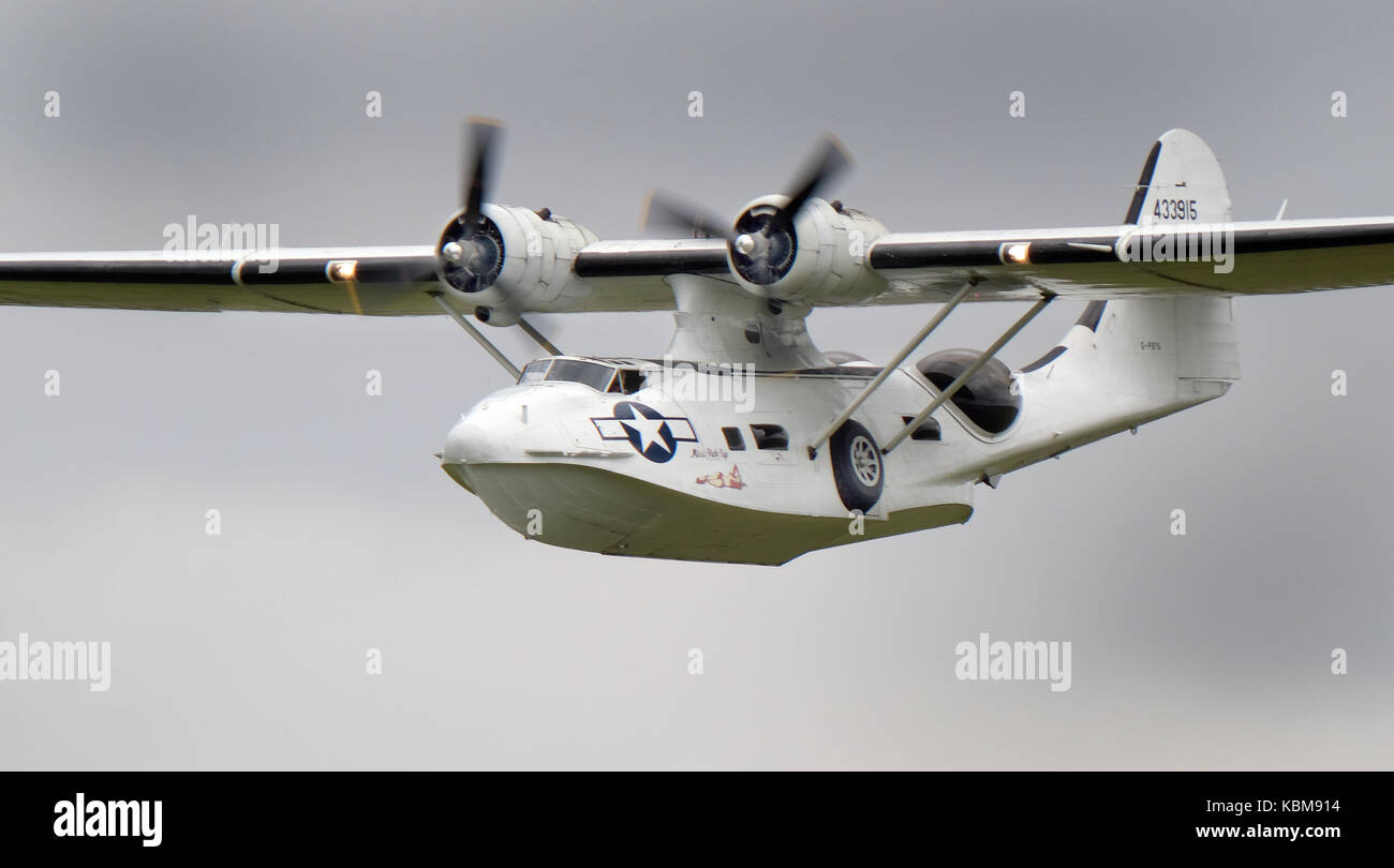 Diritto consolidato costruttiva PBY Catalina flying boat anfibio. Foto Stock