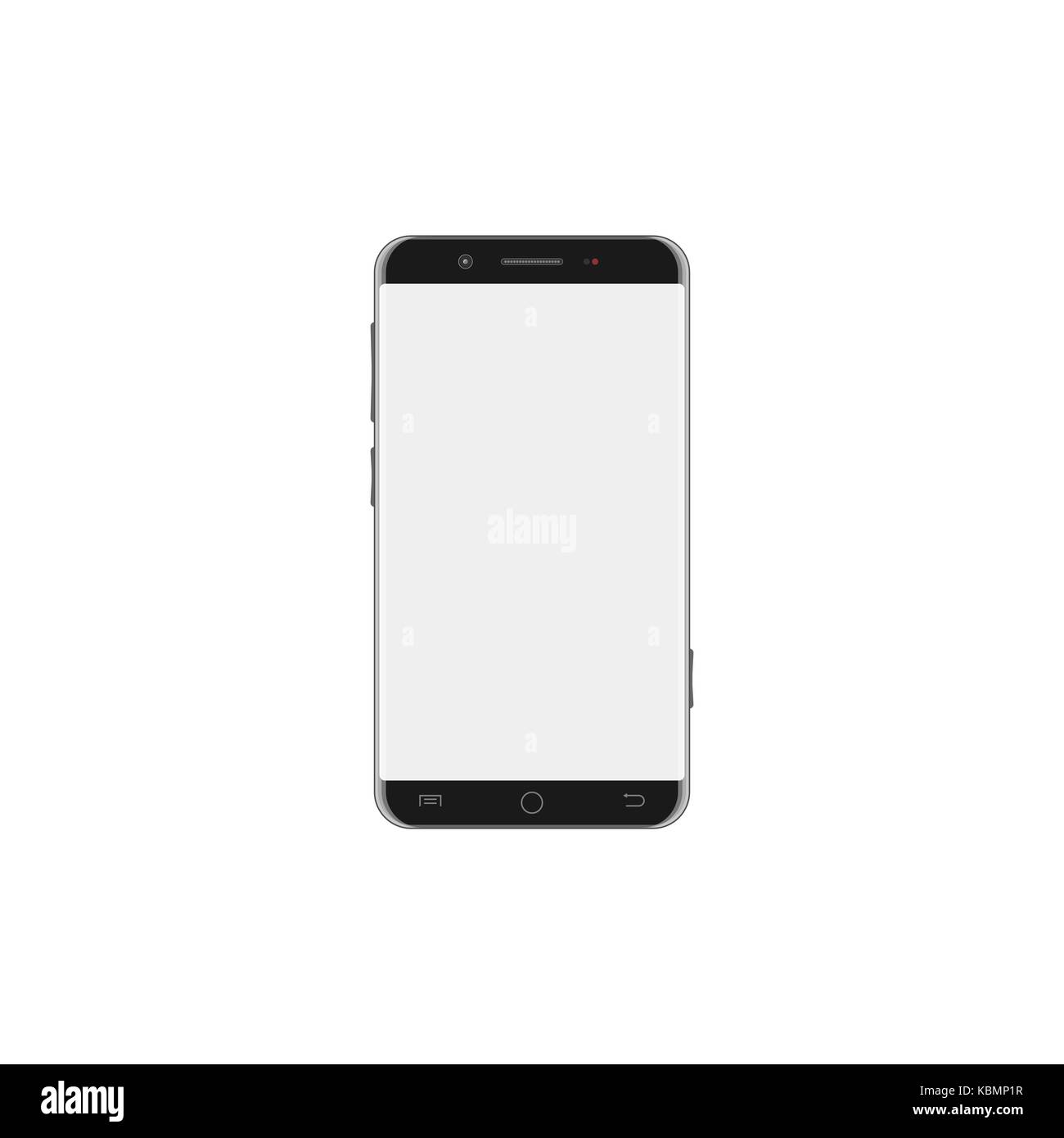 Smartphone con grande schermo Illustrazione Vettoriale