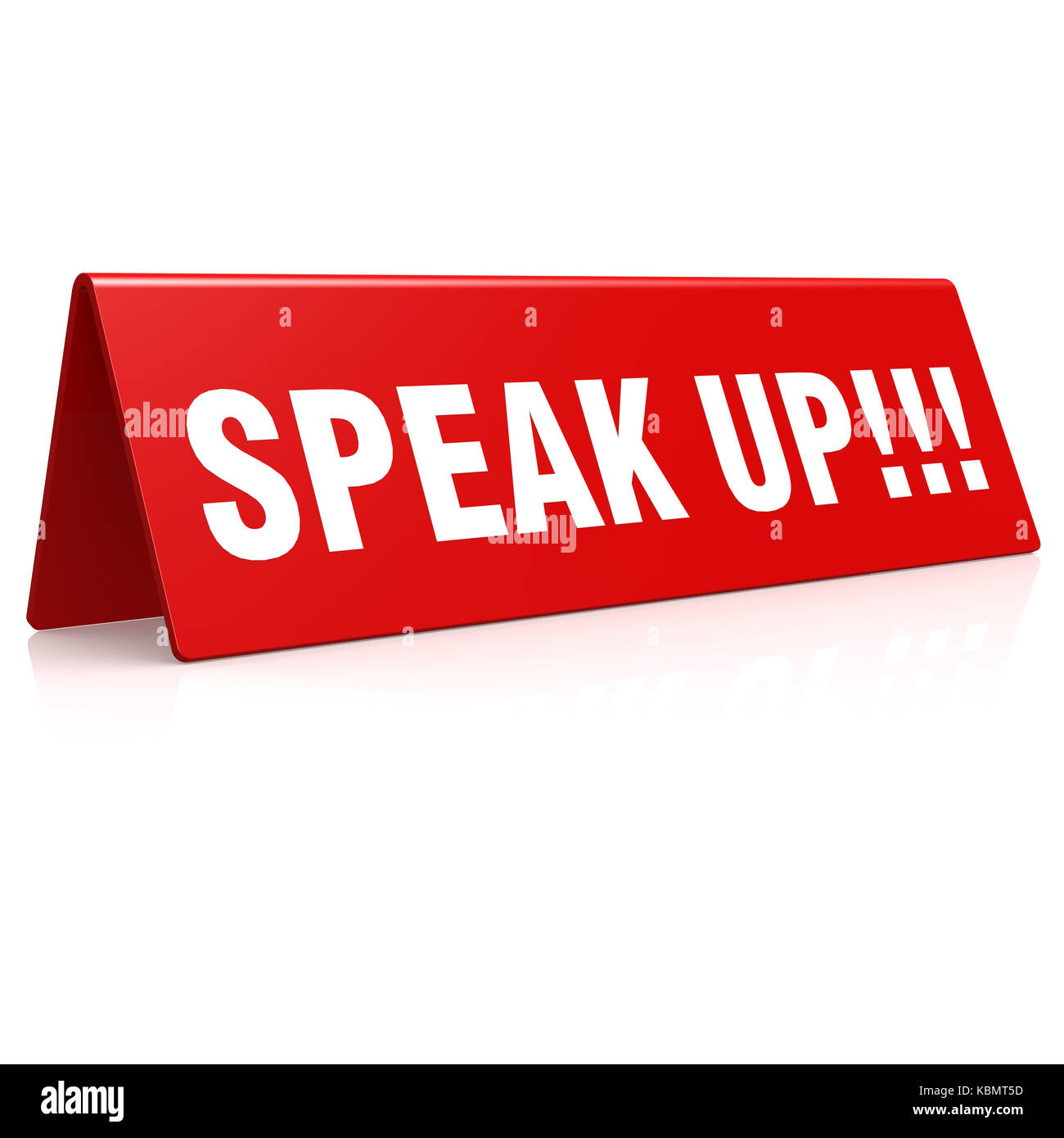 Speak up immagine banner con hi-res resa grafica che può essere utilizzata per qualsiasi graphic design. Foto Stock