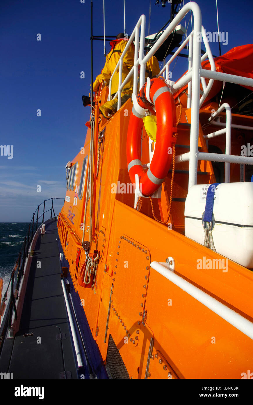 Holyhead severn classe scialuppa di salvataggio Foto Stock