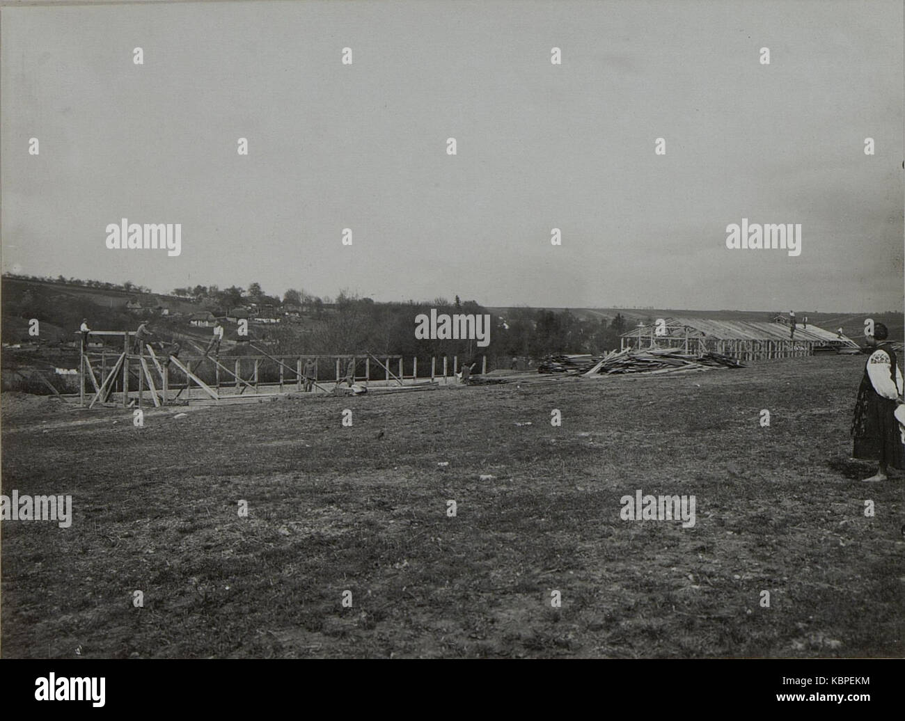 In Spitalsbarackenbau PRZEWLOKA. (BildID 15450484) Foto Stock