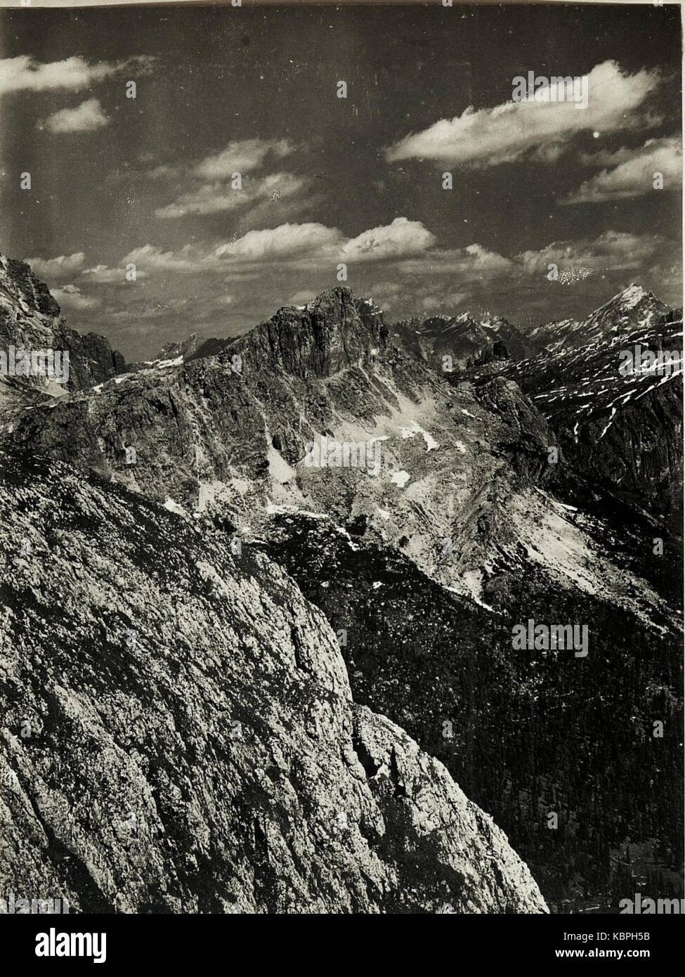 Panorama Standpunkt Settsass,.il Sasso di Stria. (5. Teilbild zu WK1 ALB15 04114A) (BildID 15421214) Foto Stock
