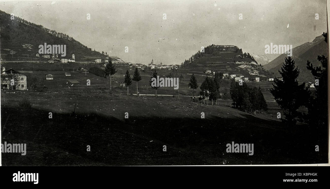 Blick auf Pieve di Cadore und Werke. (BildID 15418217) Foto Stock