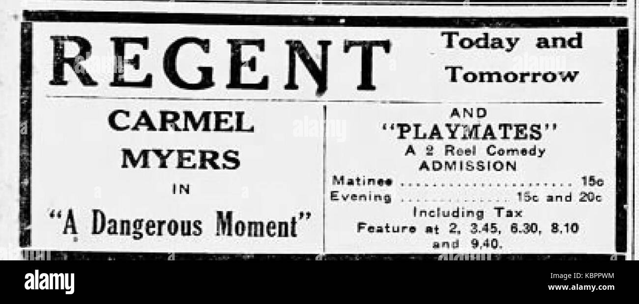 1921 Regent Theatre ultimo ad 3 Giu Allentown PA Foto Stock