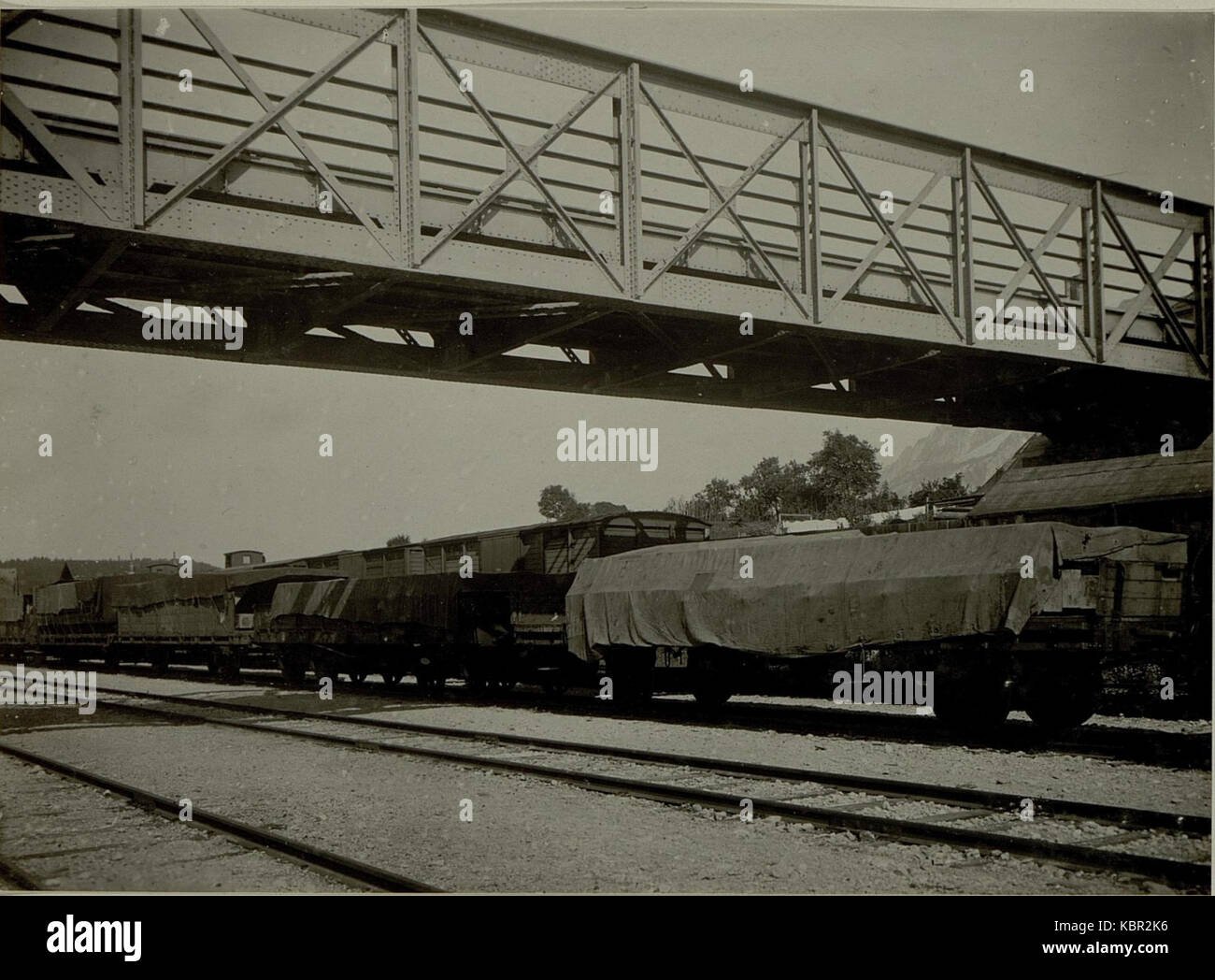 K.H.L. 15, Batterie 3 am il trasporto. Aufgenommen am 13. Agosto 1916. (BildID 15480055) Foto Stock
