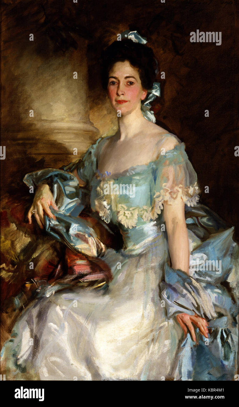 John Singer Sargent , 1903 Ritratto di Signora un Lawrence Rotch Foto Stock