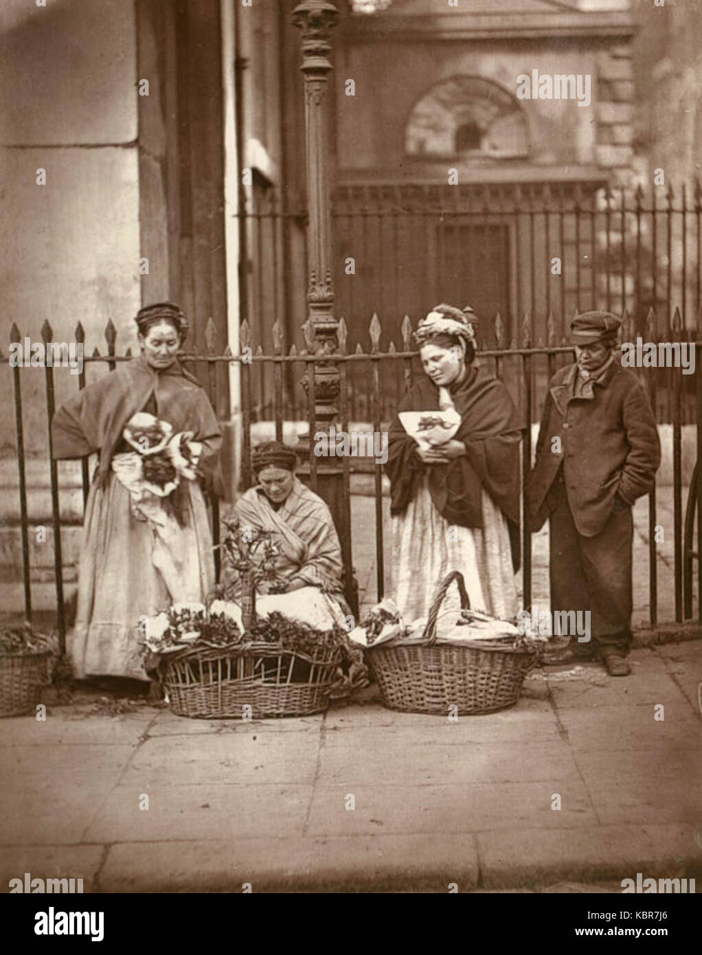 Il Covent Garden Flower donne Foto Stock