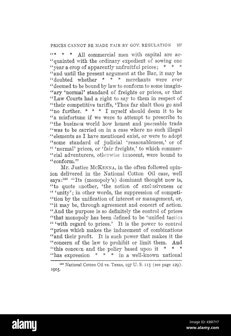 Questa pubblicazione del 1920 di Earle discute le implicazioni economiche e sociali della fissazione dei prezzi. Esamina come tali pratiche potrebbero influire sulla libertà economica e sulle libertà individuali. Foto Stock