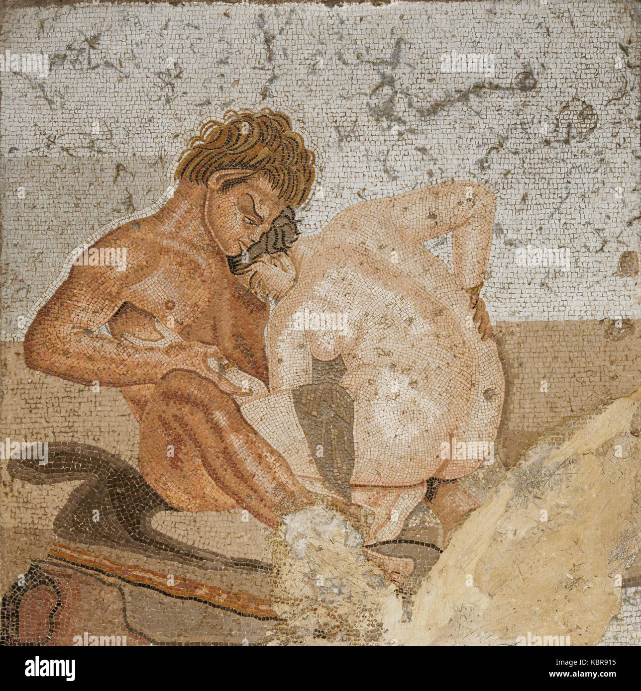 Il satiro nymph uomo Napoli Inv27707 Foto Stock