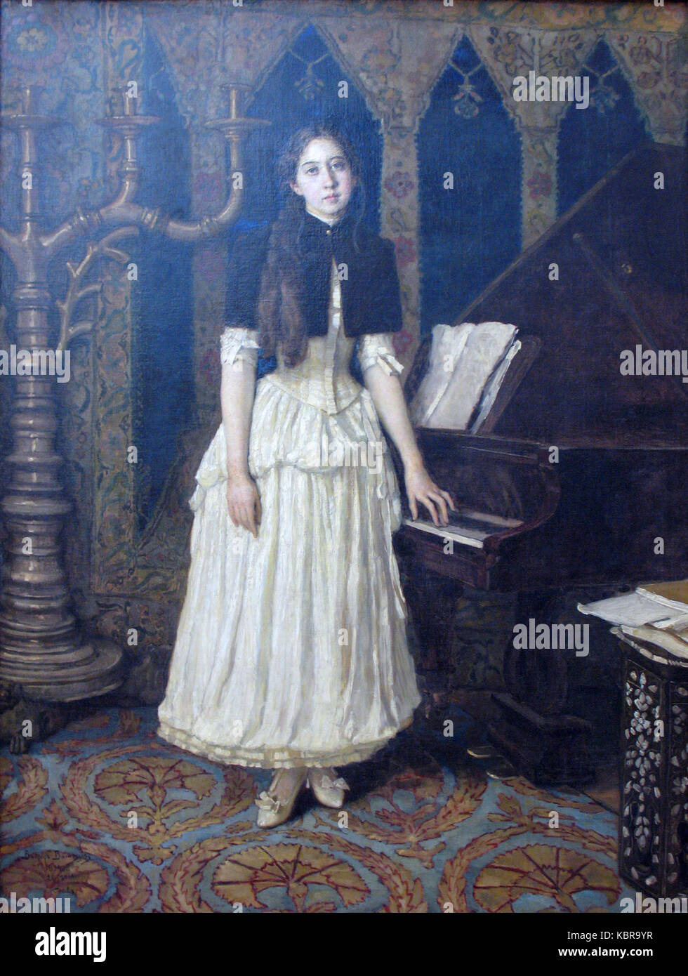 1894 Vasnetsov ritratto E.A. Prakhova anagoria Foto Stock