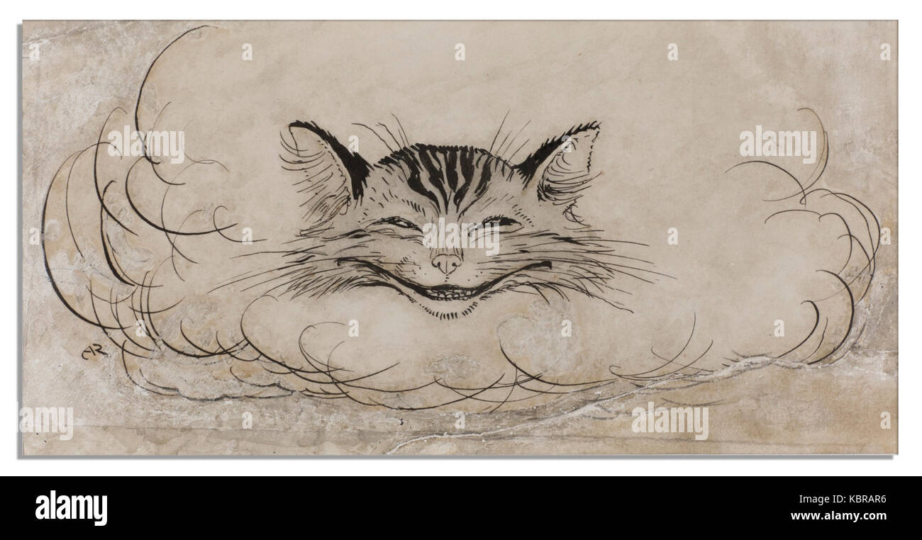 Arthur Rackham Cheshire cat Foto Stock